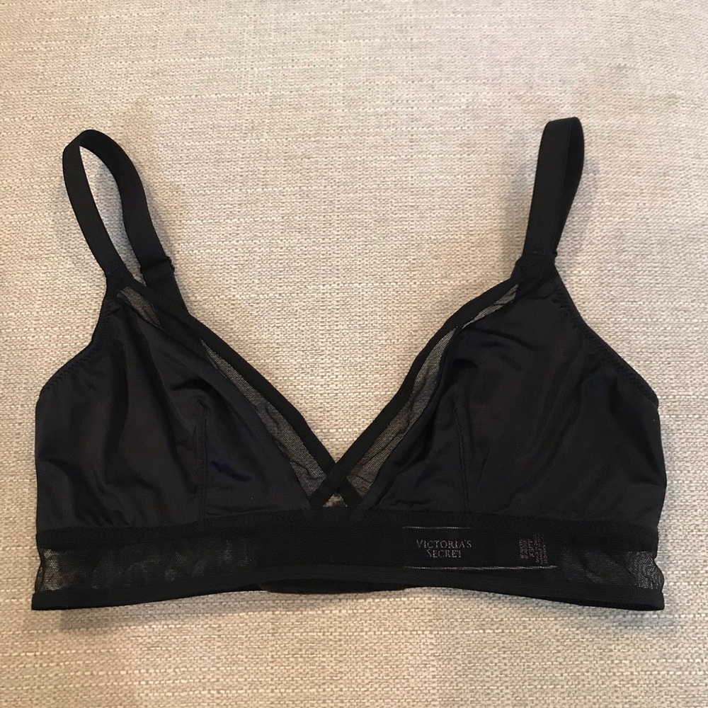 Victoria’s Secret Black Mesh Bralette